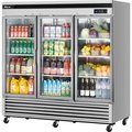 Turbo Air Turbo Air MSR-72G-3 Glass Door Refrigerator 72 Cu. Ft. Steel TSR-72GSD-N